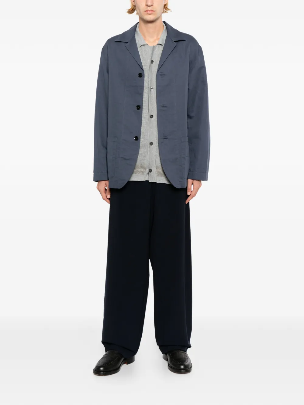 Brioni Blazer overhemd Blauw