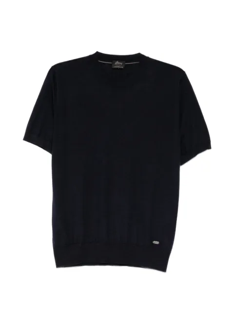 Brioni short-sleeve knitted T-shirt