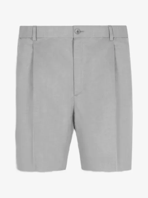 Brioni Bellagio pleated-waistband tailored shorts