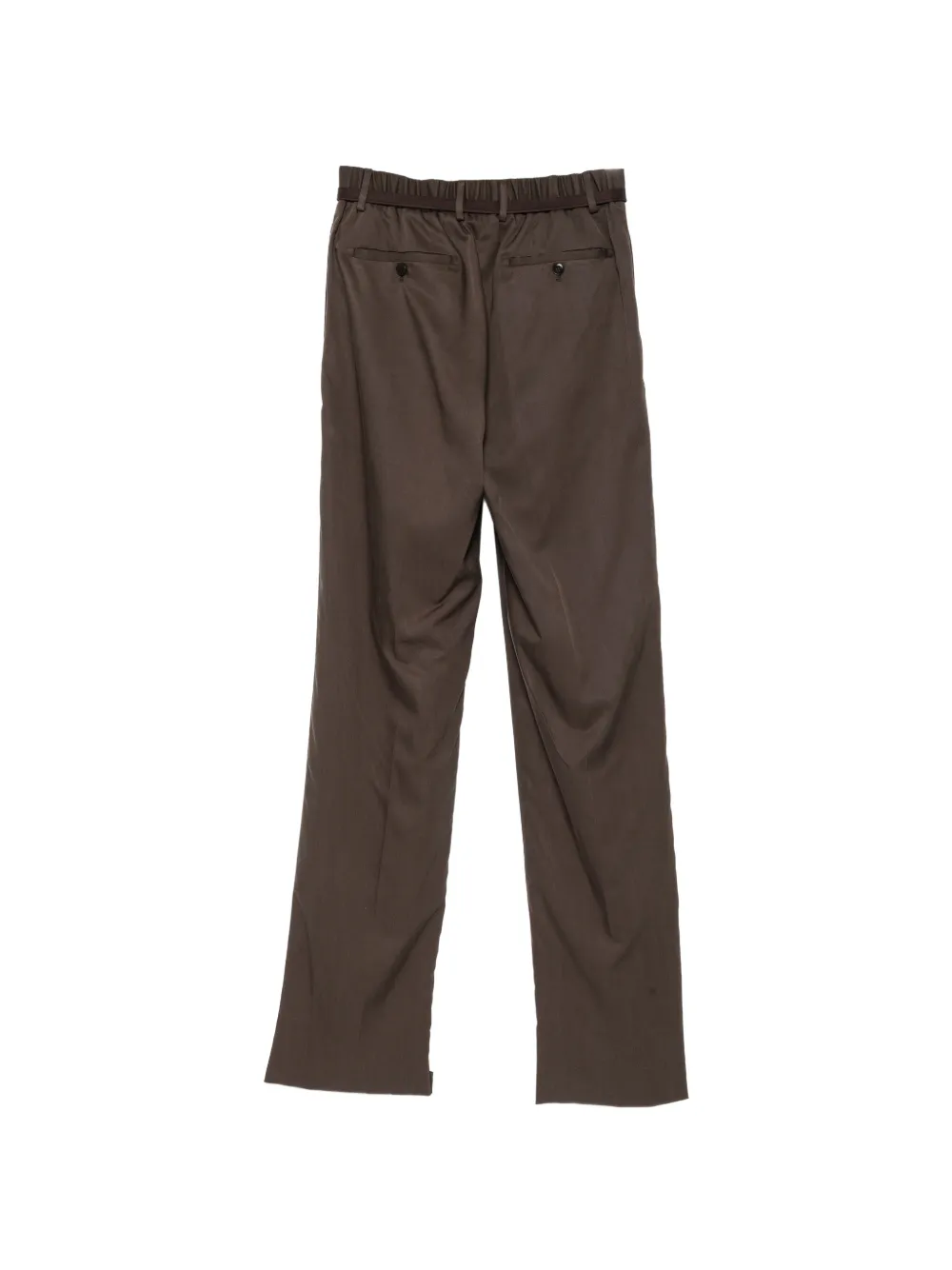 Brioni Broek met trekkoord Bruin