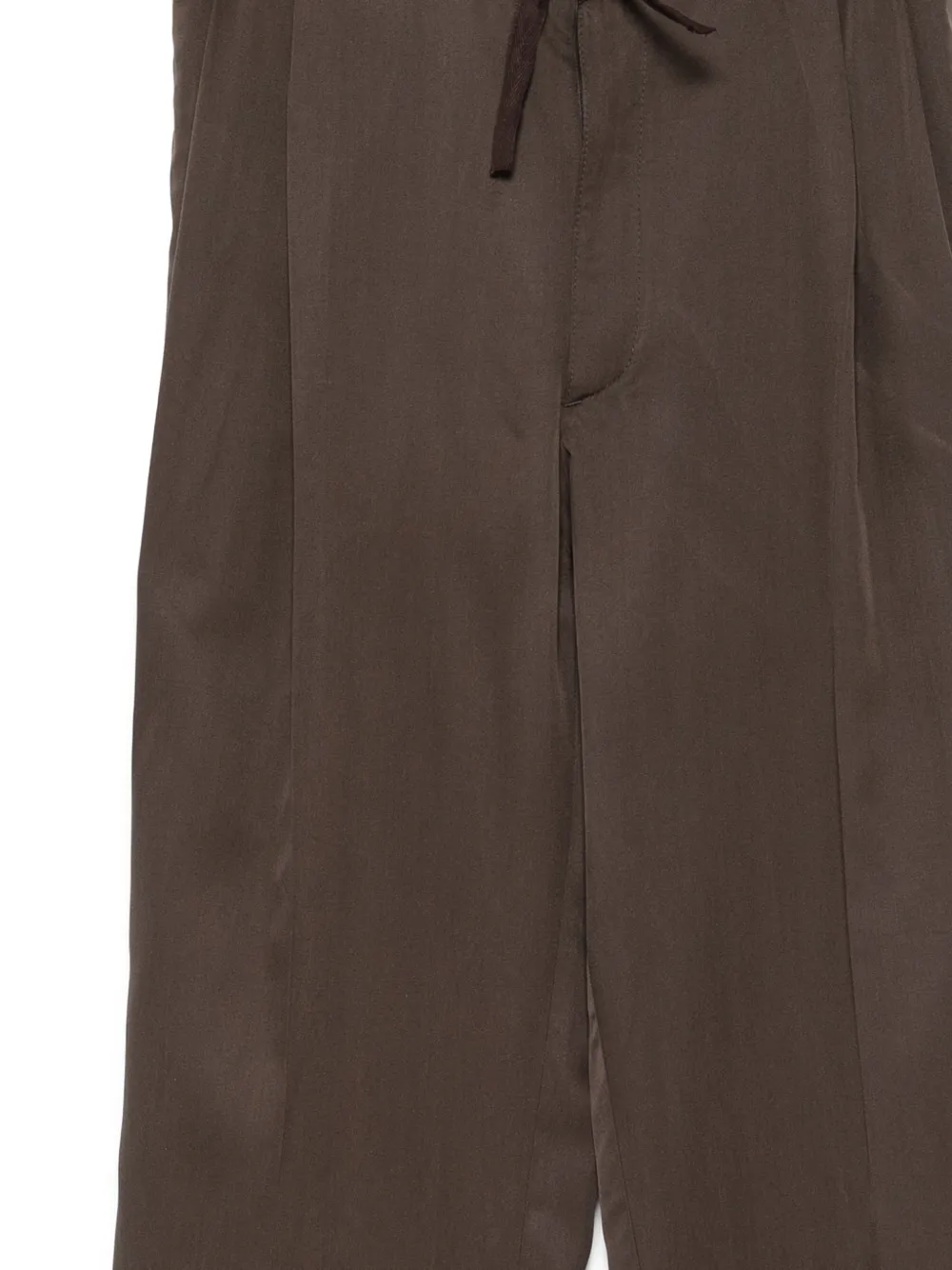 Brioni Broek met trekkoord Bruin