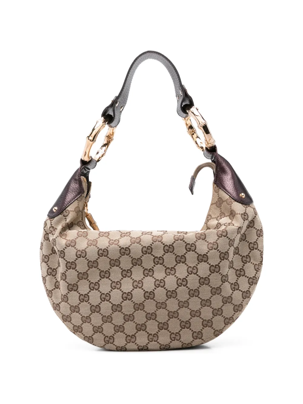 Gucci Pre-Owned 2000s GG-canvas shoulder bag - Nude