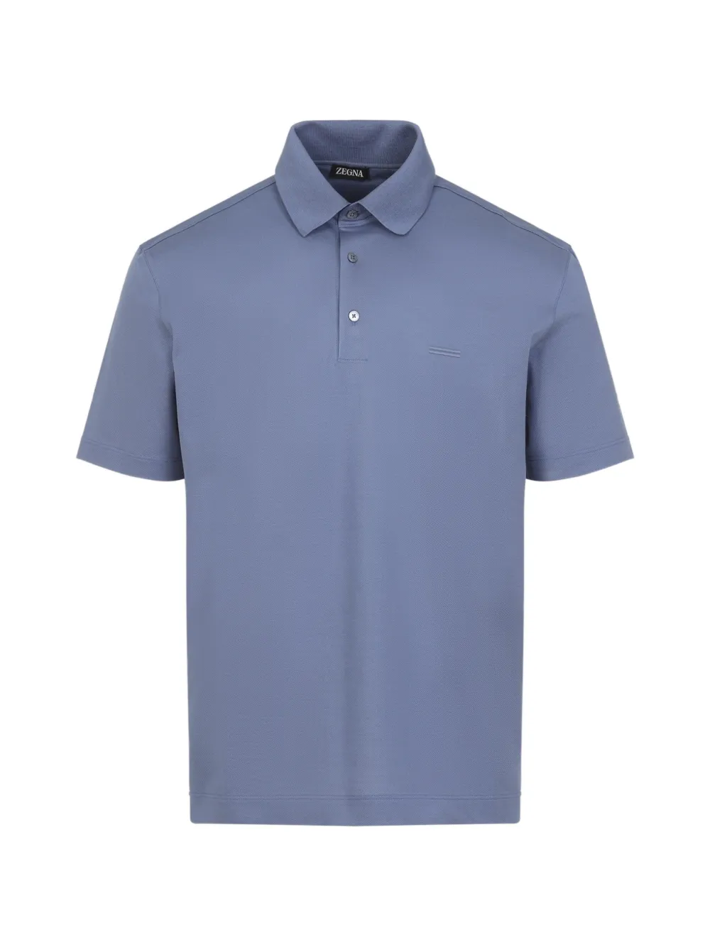 Zegna short-sleeve polo shirt - Blau