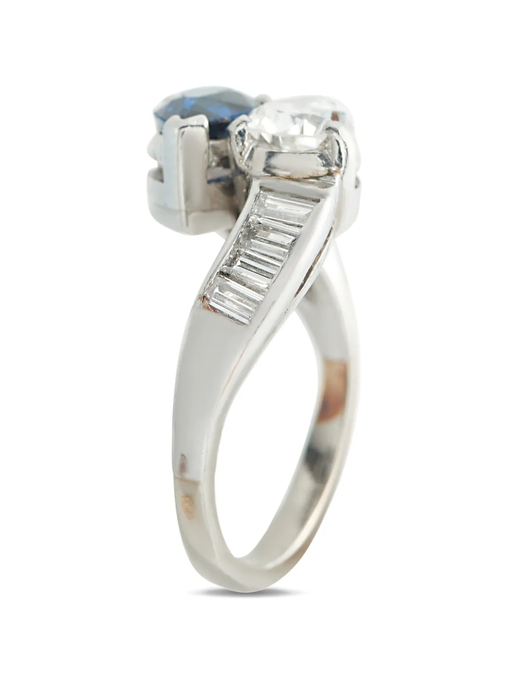 LB Exclusive diamond and sapphire ring - Argento