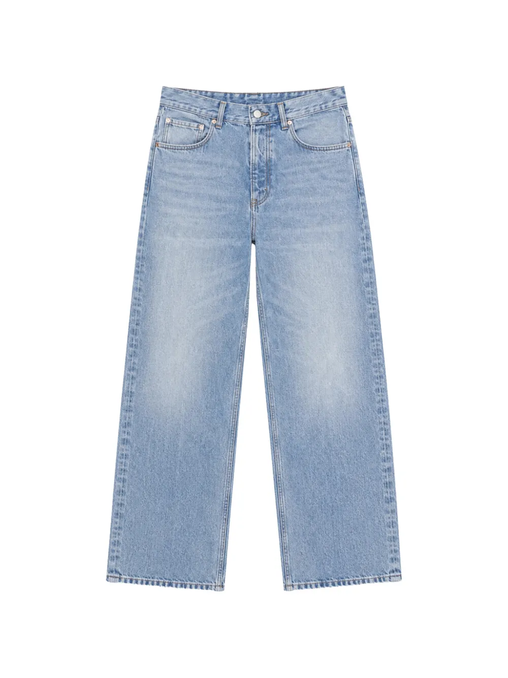 ICON DENIM faded straight-leg jeans - Blu