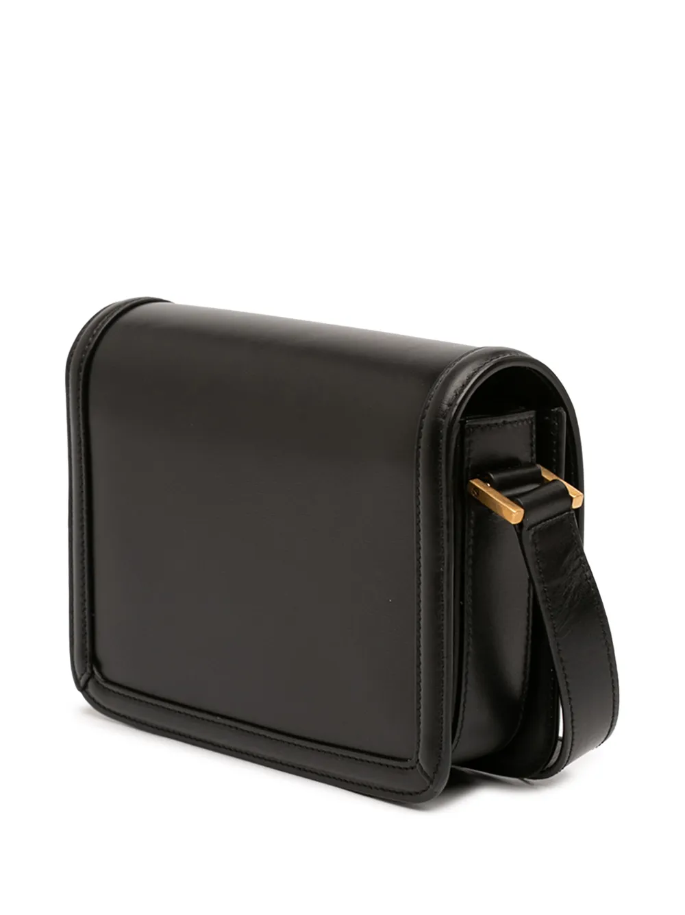  Saint Laurent Pre-owned Borsa A Tracolla Solferino Satchel In Box Piccola In Pelle Di Vitello 2021 - Nero 