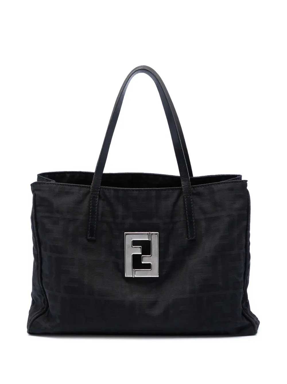Fendi Pre-Owned 2000-2010 Zucca Canvas tote bag - Nero