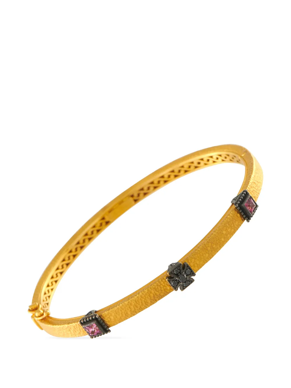 Konstantino tourmaline and diamond bangle bracelet - Oro