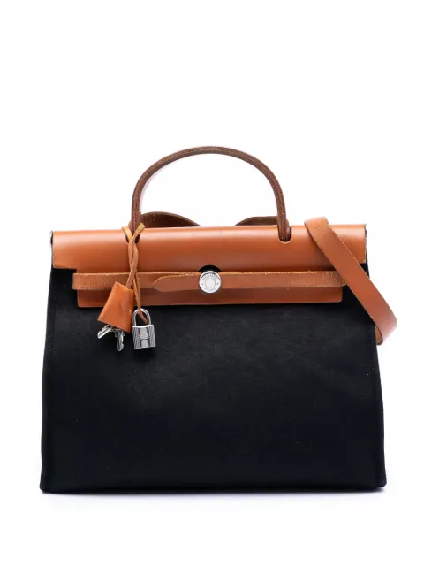 Hermès Pre-Owned 2003 Toile Herbag Zip 31 satchel