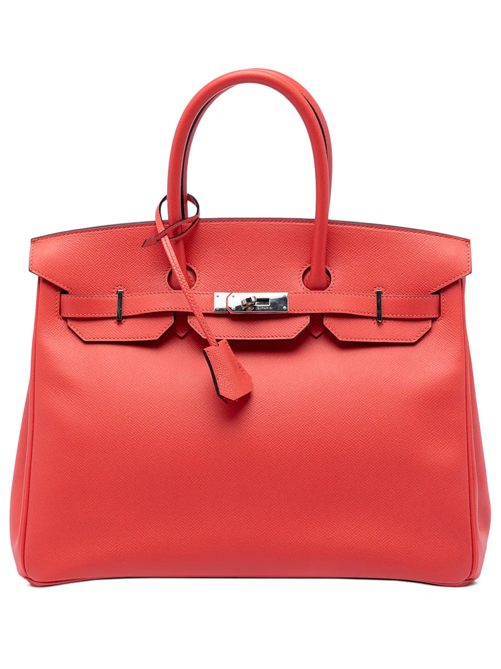 Hermès Pre-Owned 2017 Epsom Birkin Retourne 35 handbag - Red