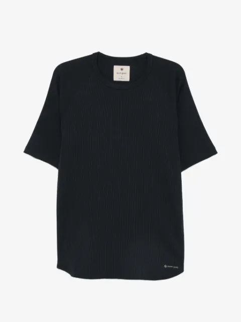 Snow Peak playera tejida de canalé con mangas raglán