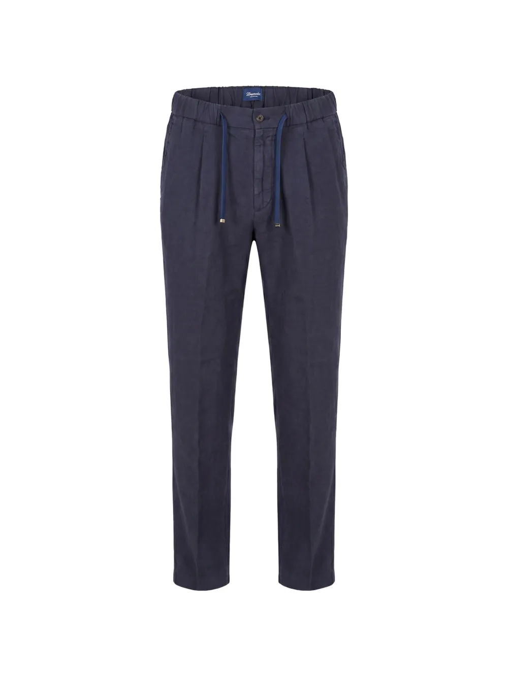 Drumohr pleated drawstring trousers - Blu