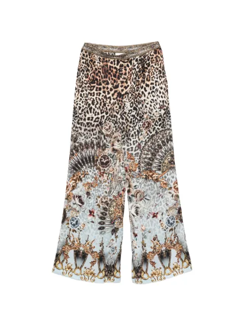 Camilla crystal-embellished palazzo pants