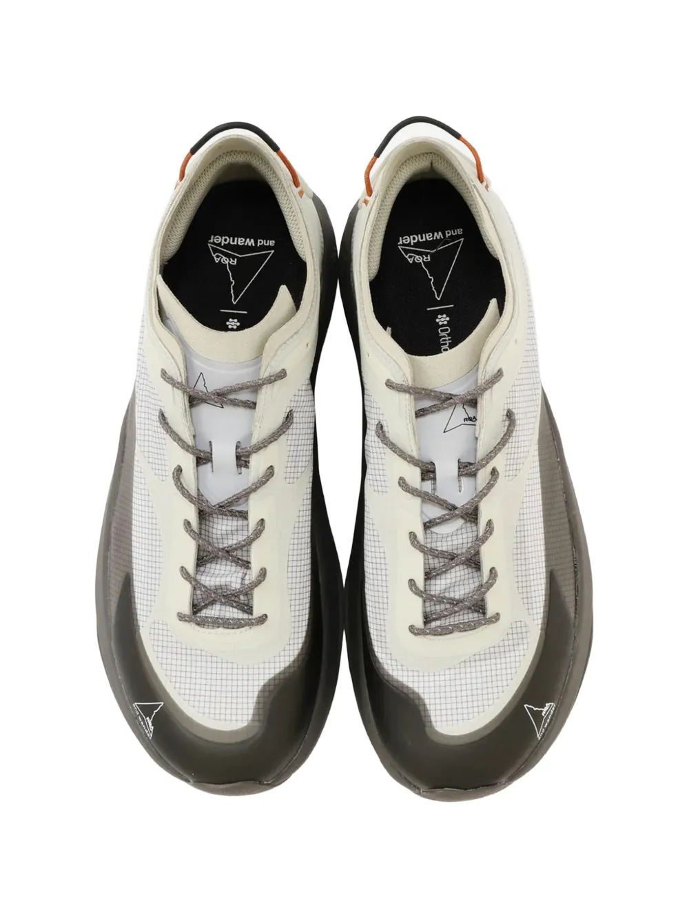 and Wander Ripstop sneakers met vlakken Beige