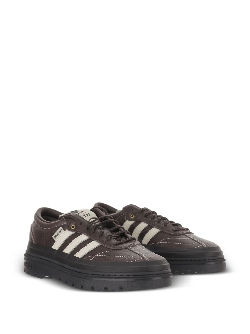 Song For The Mute x adidas 007 Samba LX Freizeit low-top leren sneakers Bruin