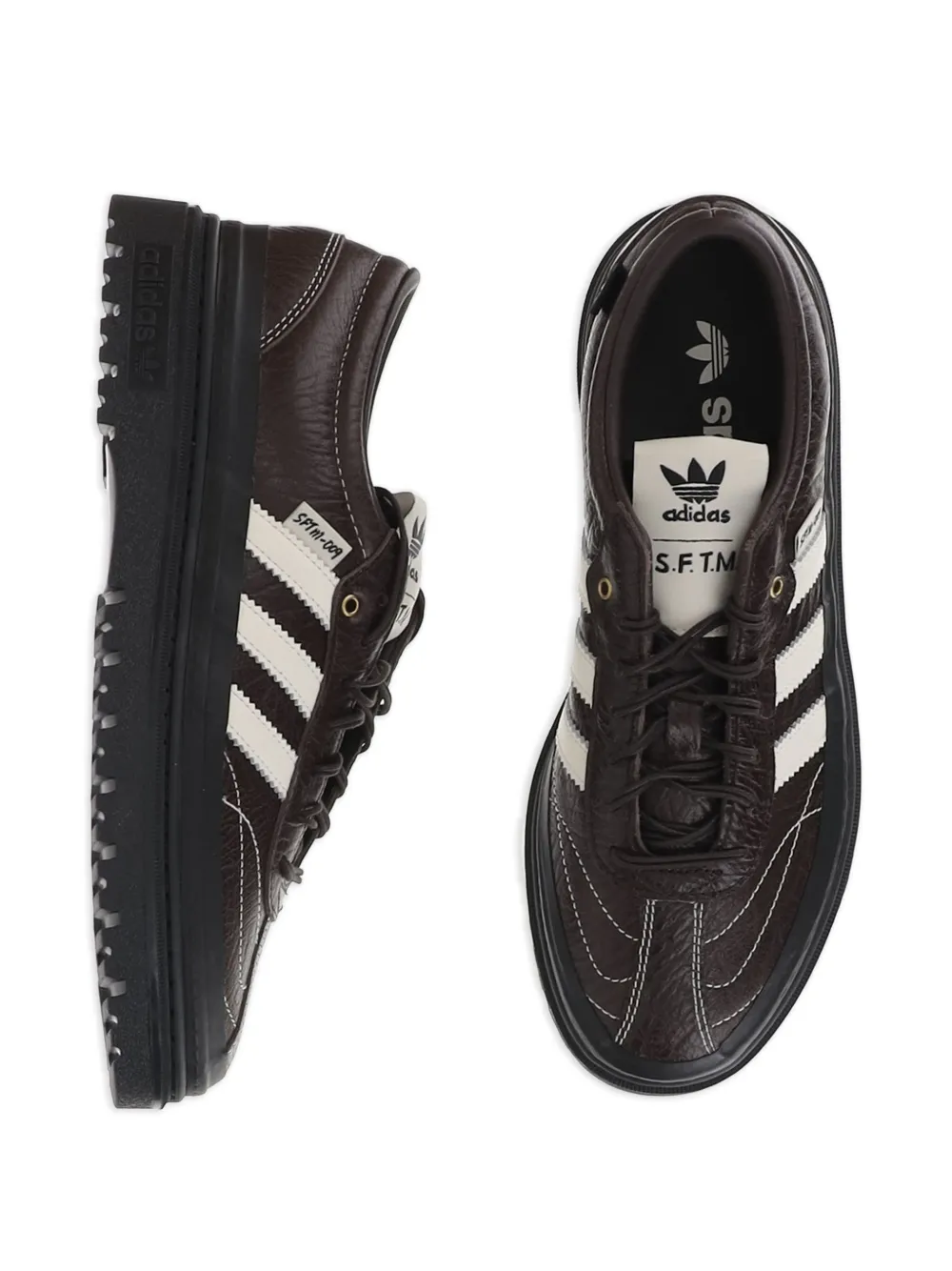 Song For The Mute x adidas 007 Samba LX Freizeit low-top leren sneakers Bruin