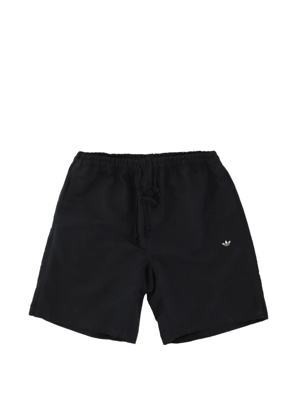 Song For The Mute x Adidas 007 logo-embroidered side-stripe shorts - Nero