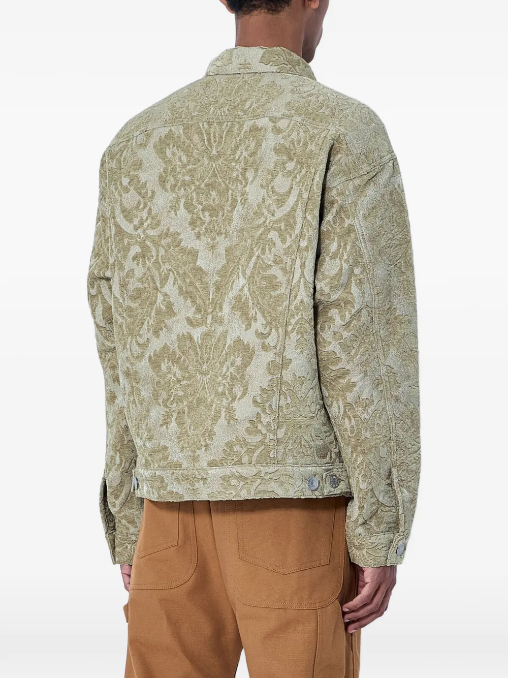 Junya Watanabe MAN x Levi's denim jack met bloemenprint Beige