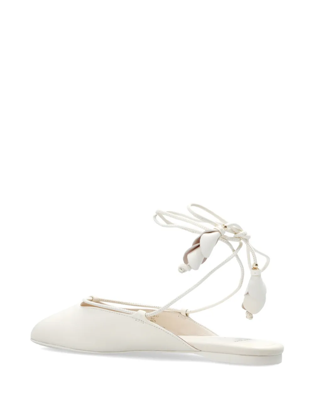 Kate Spade Eloise lace-up mules Beige