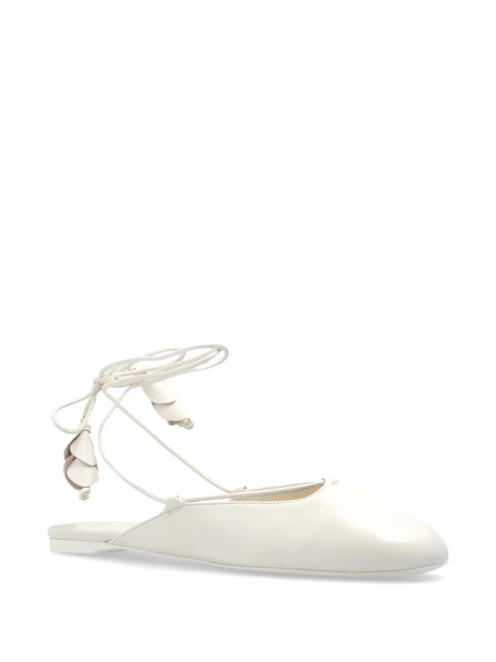Kate Spade Eloise lace-up mules Beige
