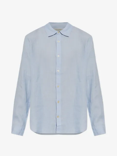 AllSaints Camicia Loom a maniche lunghe