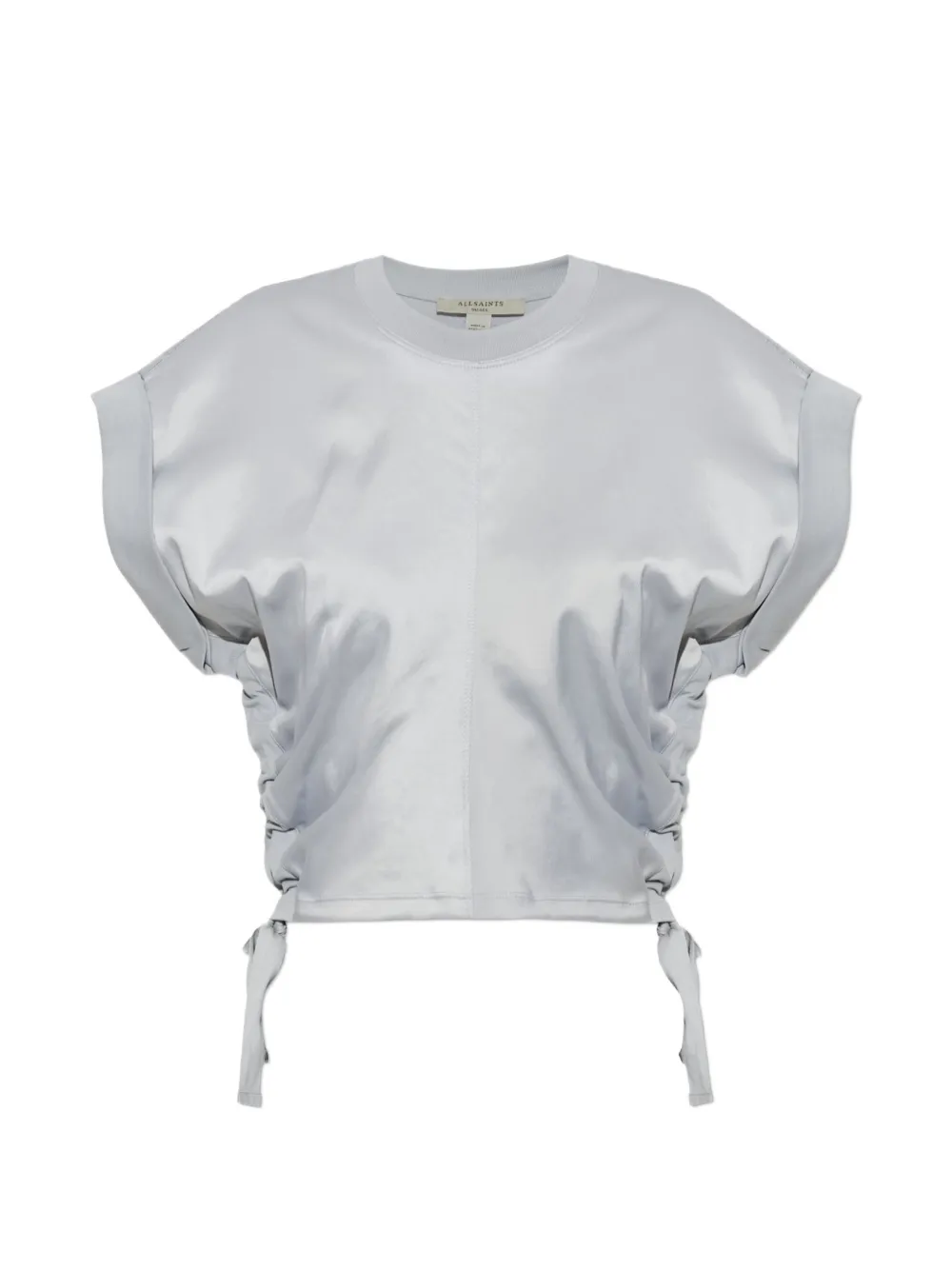 AllSaints T-shirt Mira con ruches - Blu