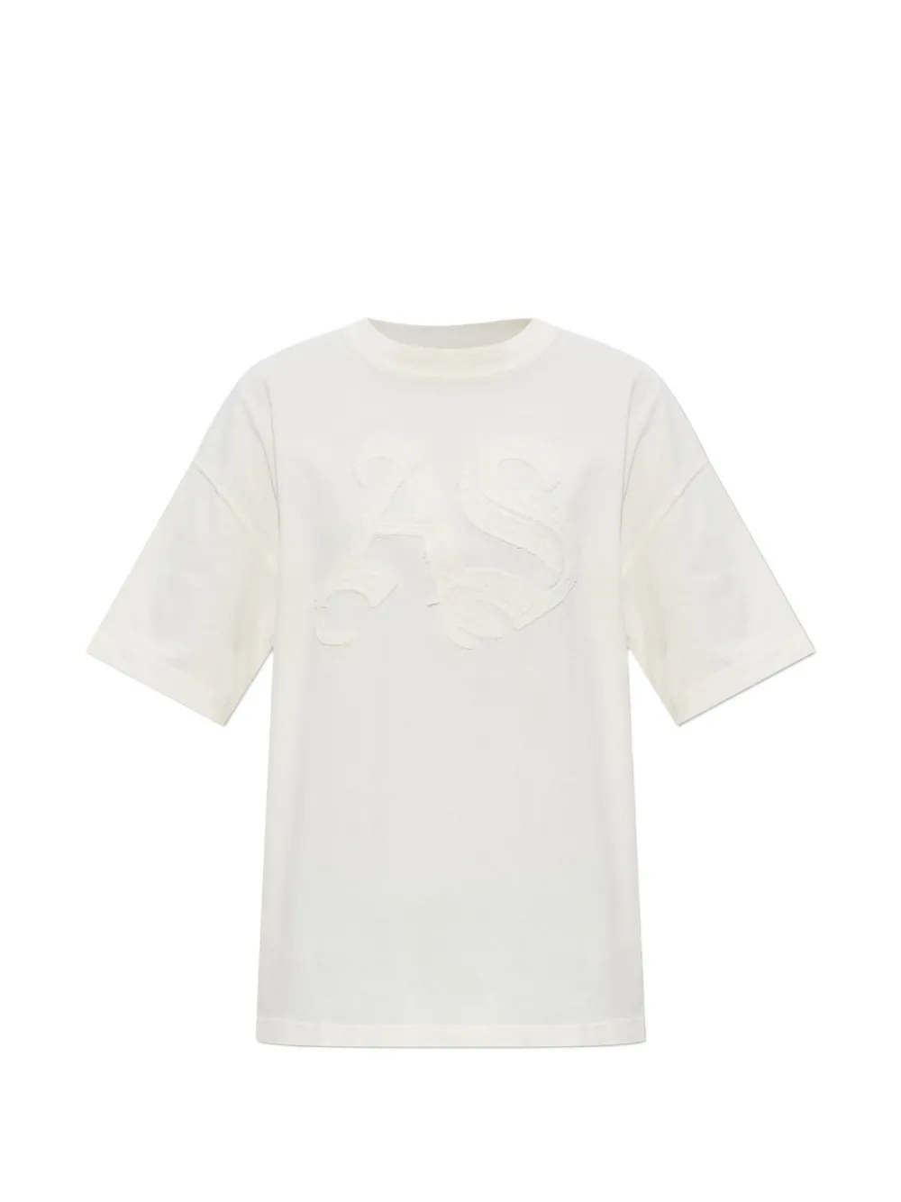 AllSaints T-shirt Insignia Etta con logo - Bianco