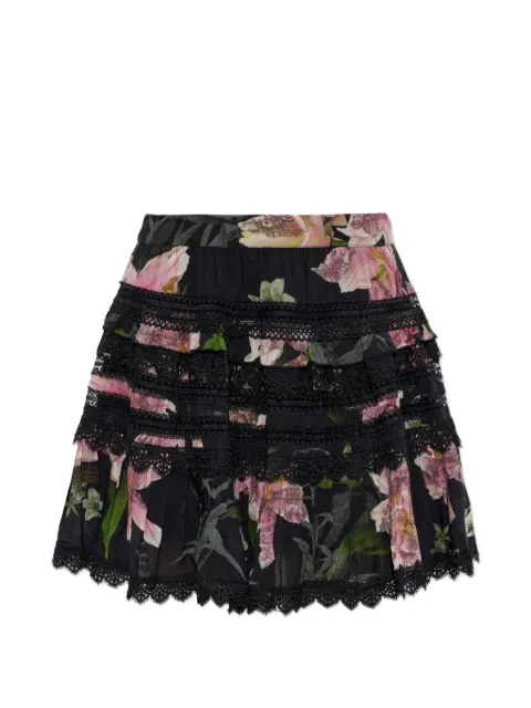 AllSaints falda corta Zora con estampado floral
