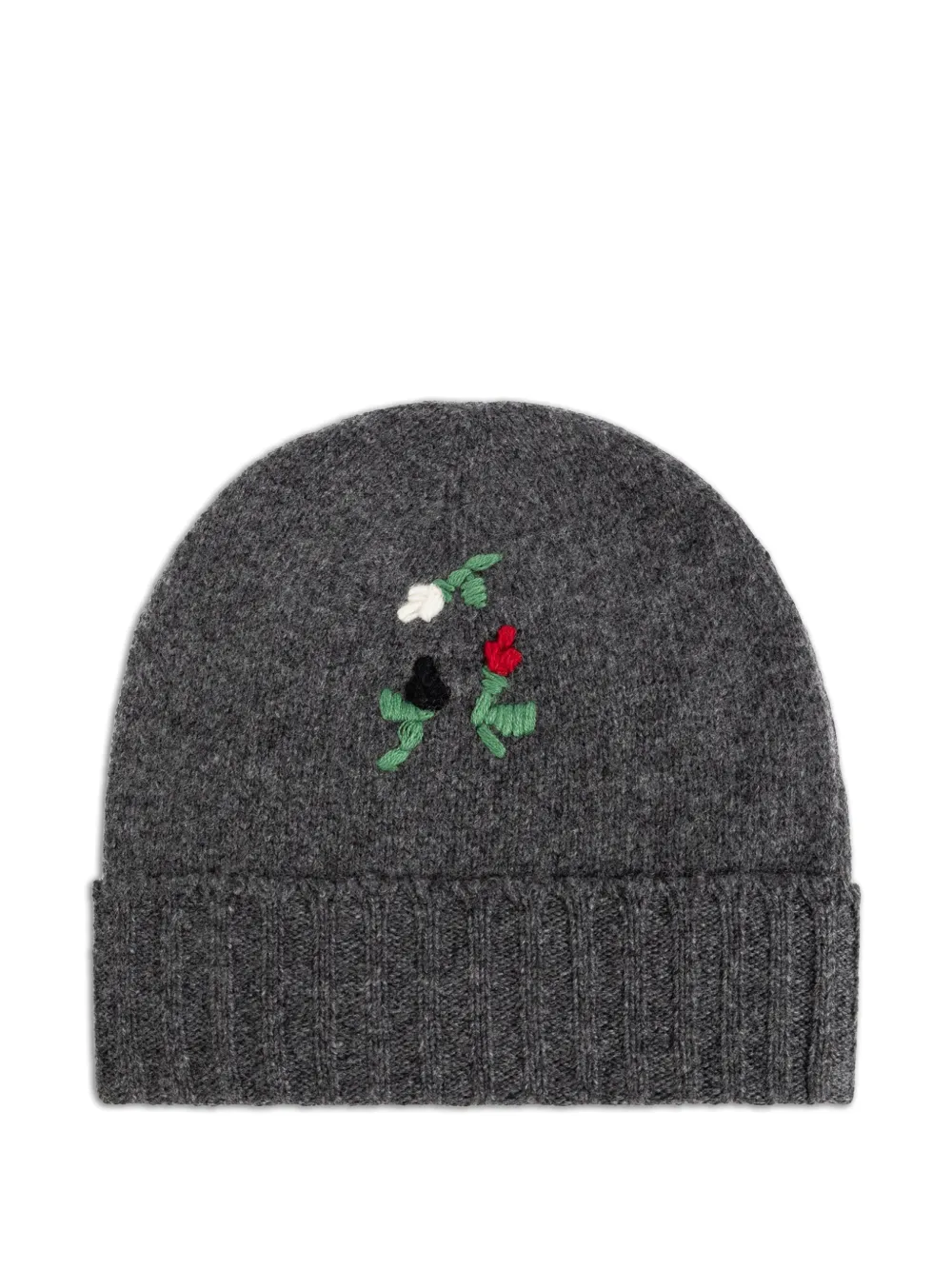 Marni Muts met geborduurde bloemen Grijs