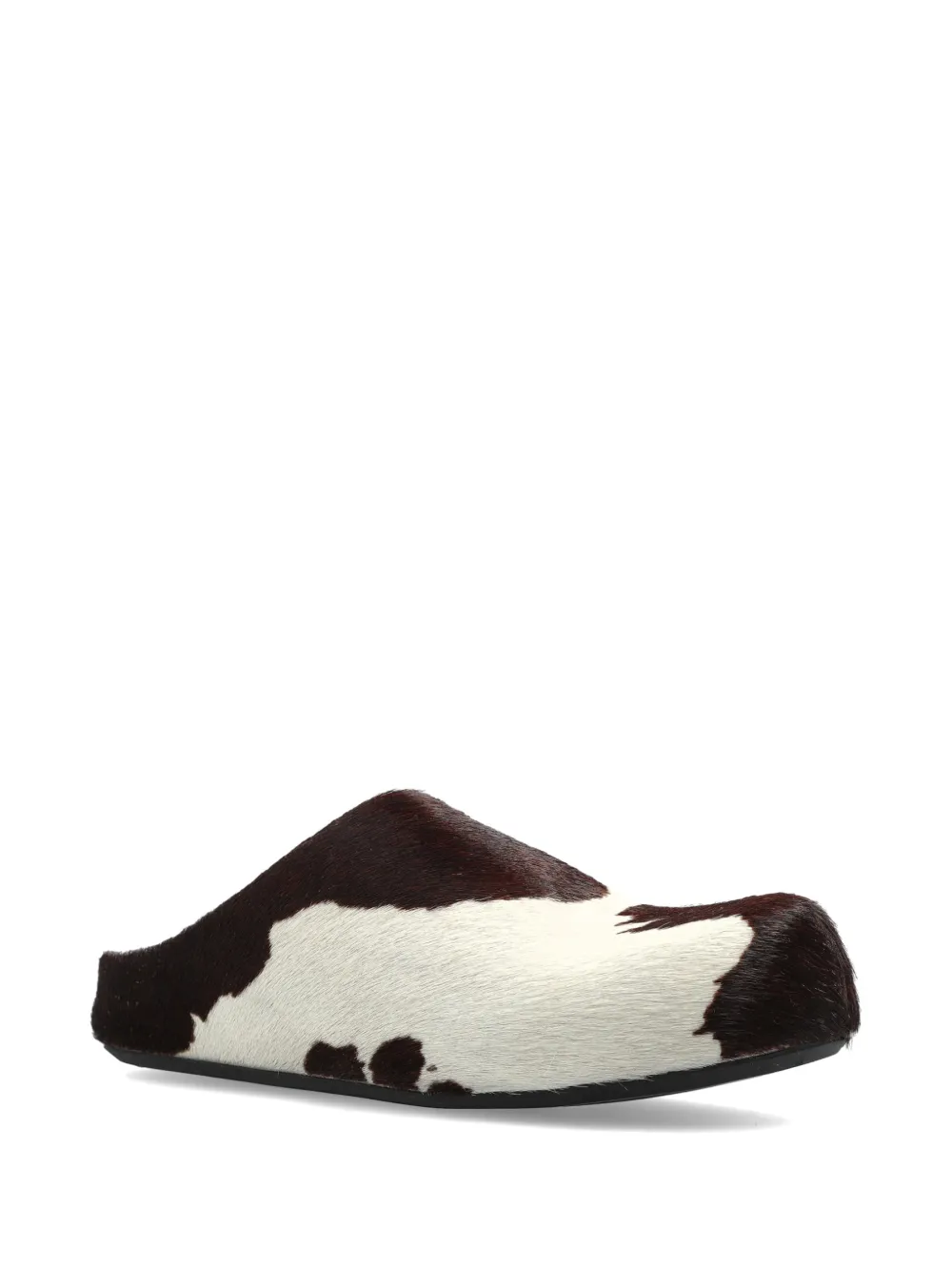 Marni animal-print calf-hair sandals Bruin