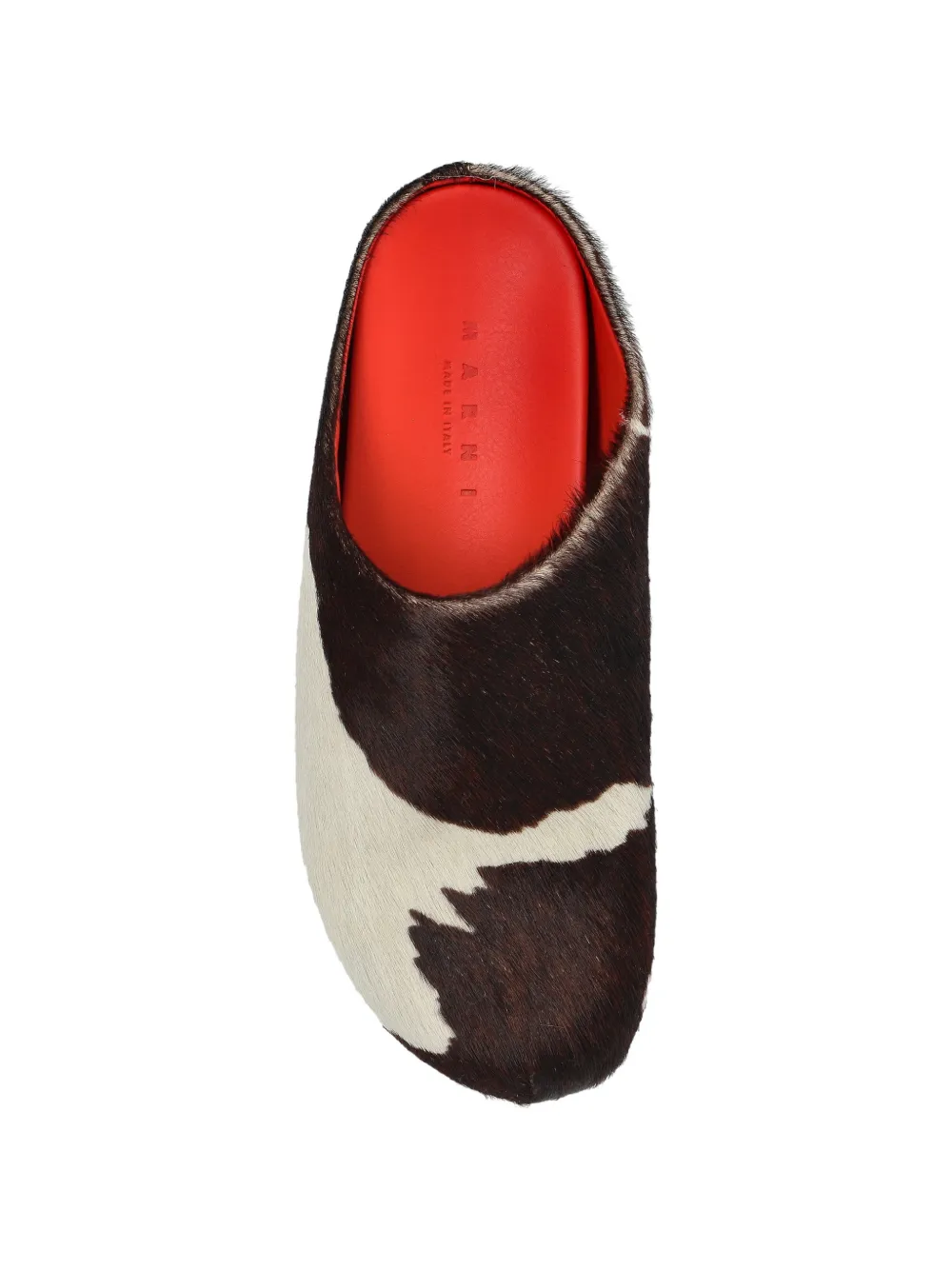 Marni animal-print calf-hair sandals Bruin