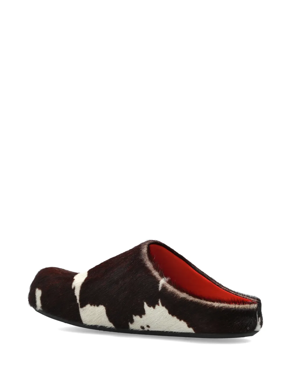 Marni animal-print calf-hair sandals Bruin