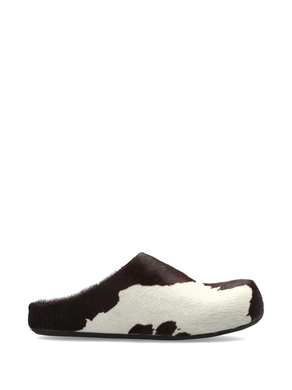 Marni animal-print calf-hair sandals Bruin