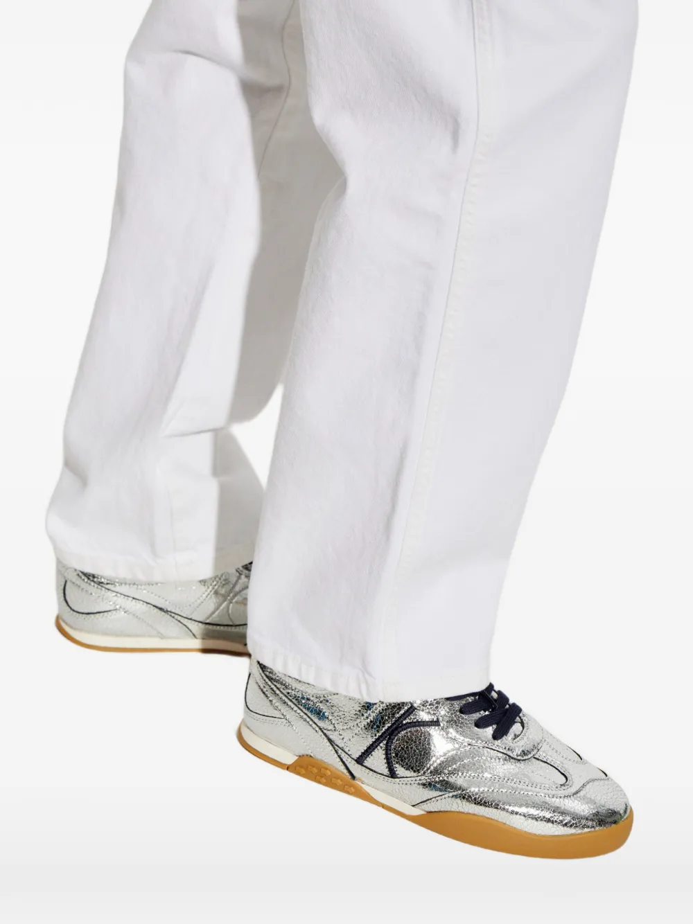 Kate Spade Ks Drift leather sneakers Zilver
