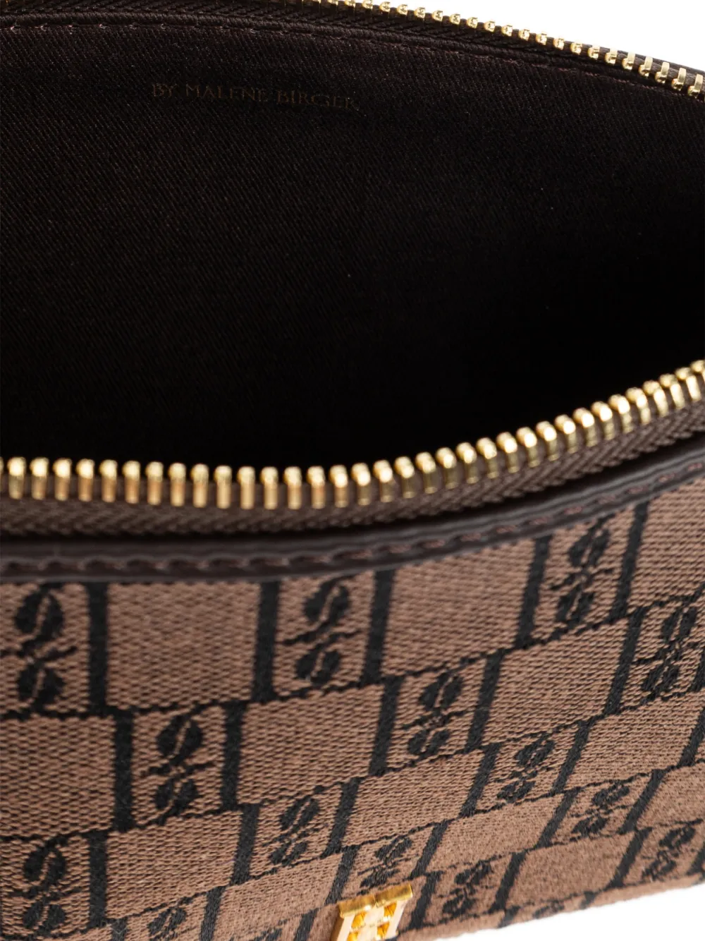 By Malene Birger Cara kleine make-up tas Bruin