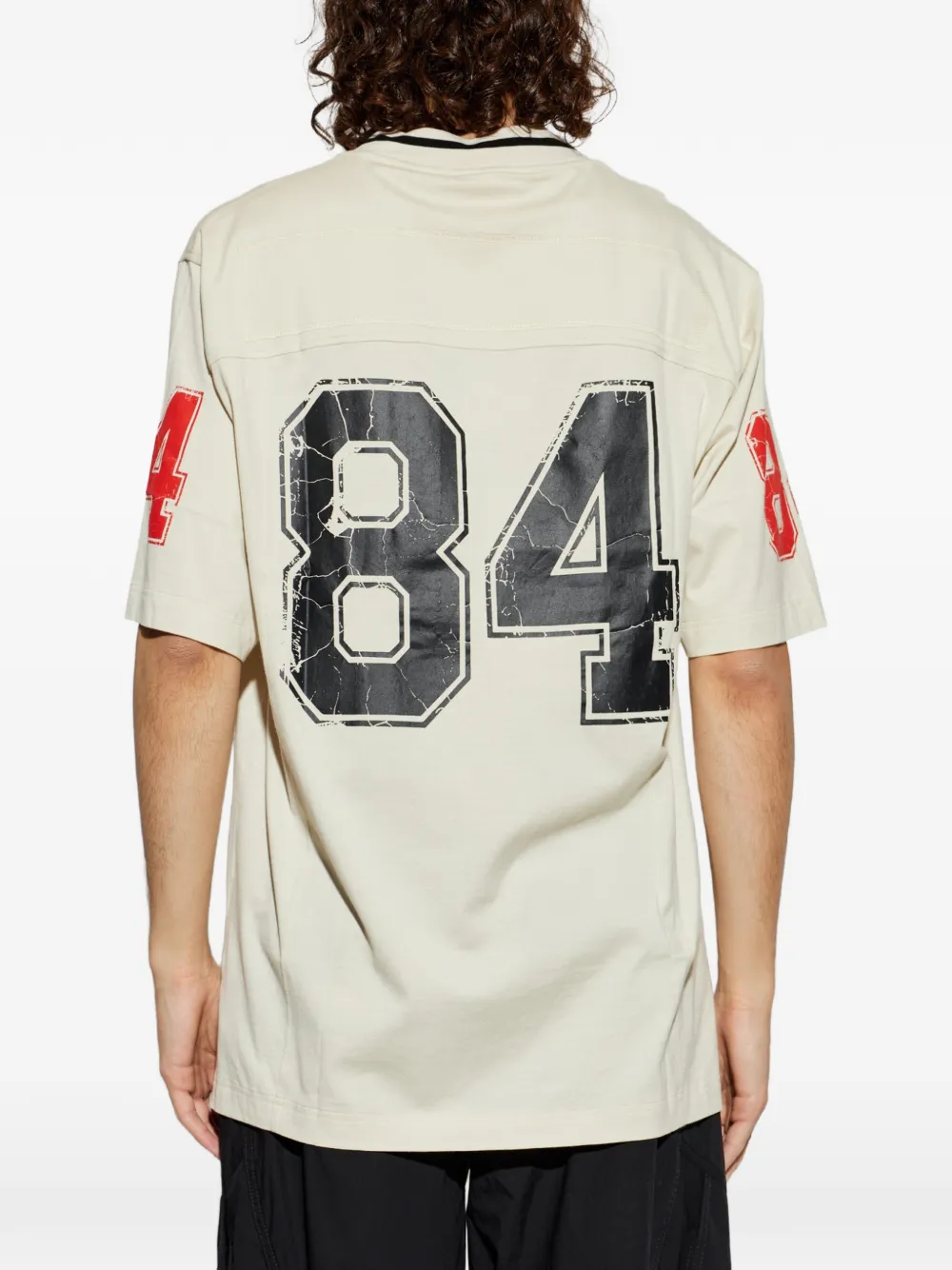 Dolce & Gabbana Katoenen T-shirt met print Beige