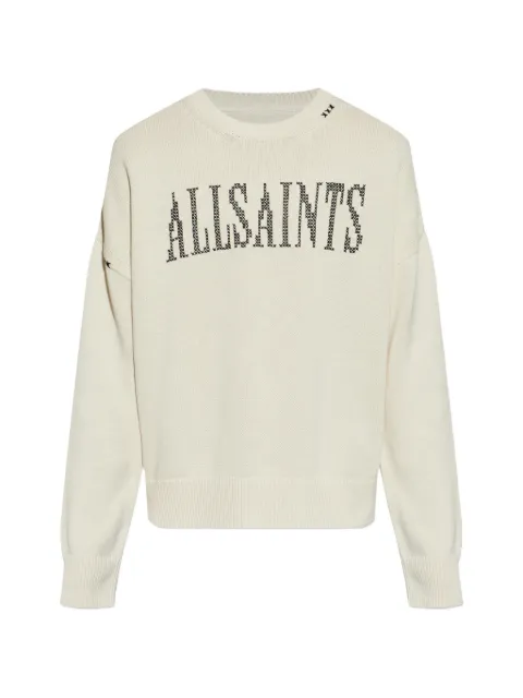 AllSaints logo-lettering sweater