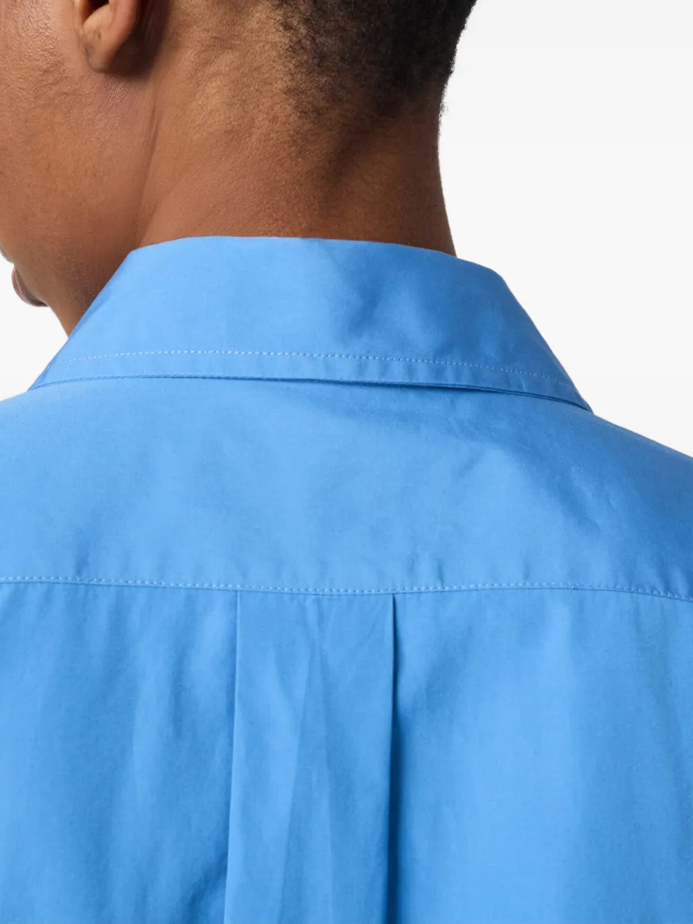 Miu Popeline overhemd Blauw
