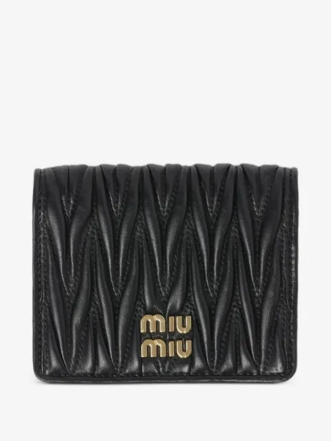 Miu Miu Portafoglio piccolo in nappa matelassé