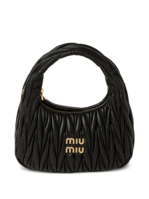 Miu Miu Bolsa Wander de couro matelassê
