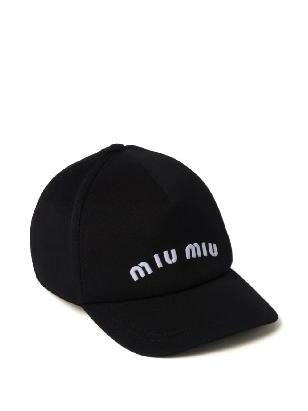 Miu Miu Drill Baseballkappe - Schwarz