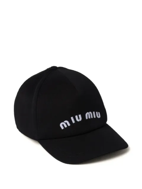 Miu Miu gorra de béisbol de sarga