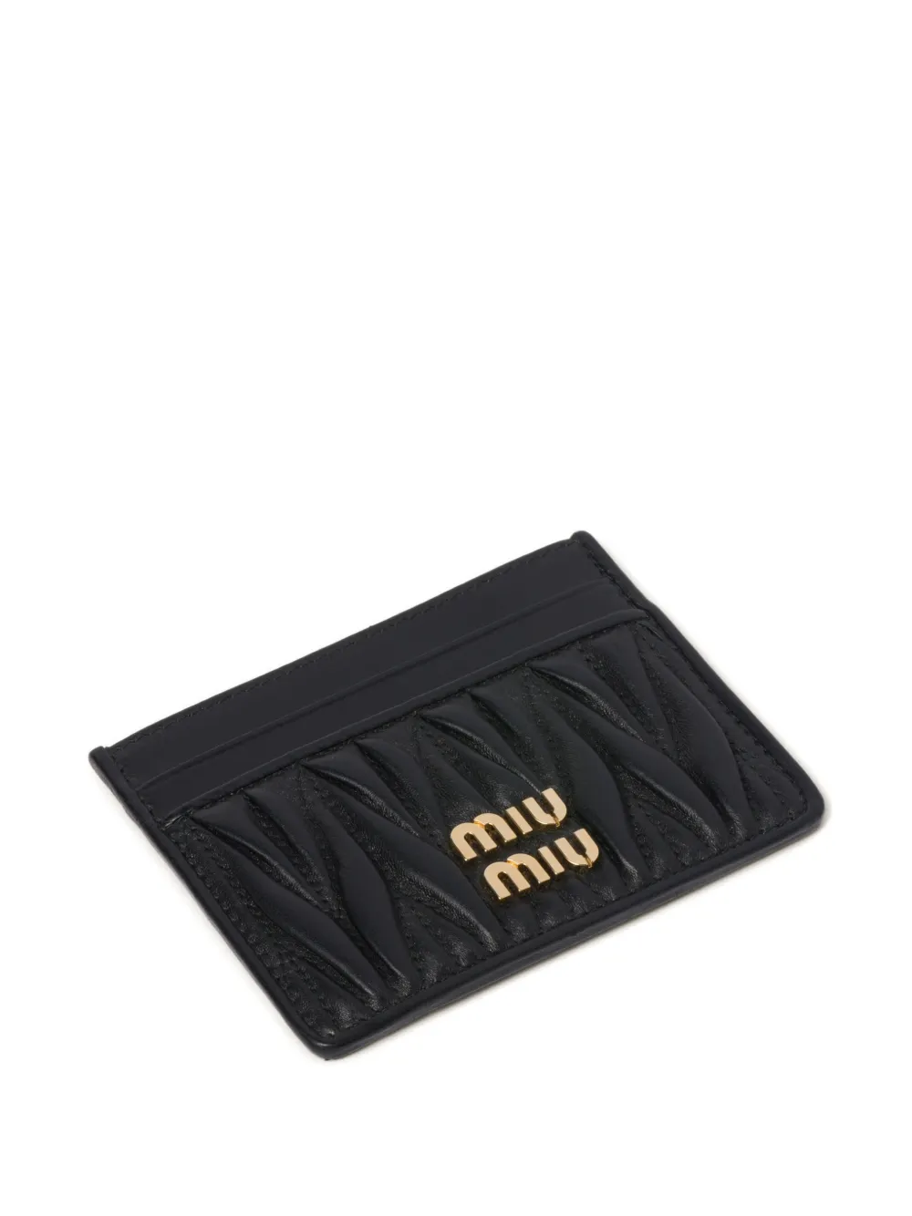 Miu Pasjeshouder met GG-logo Zwart
