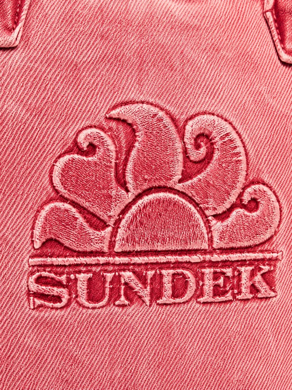 Sundek Roberts shopper met logodetail Roze
