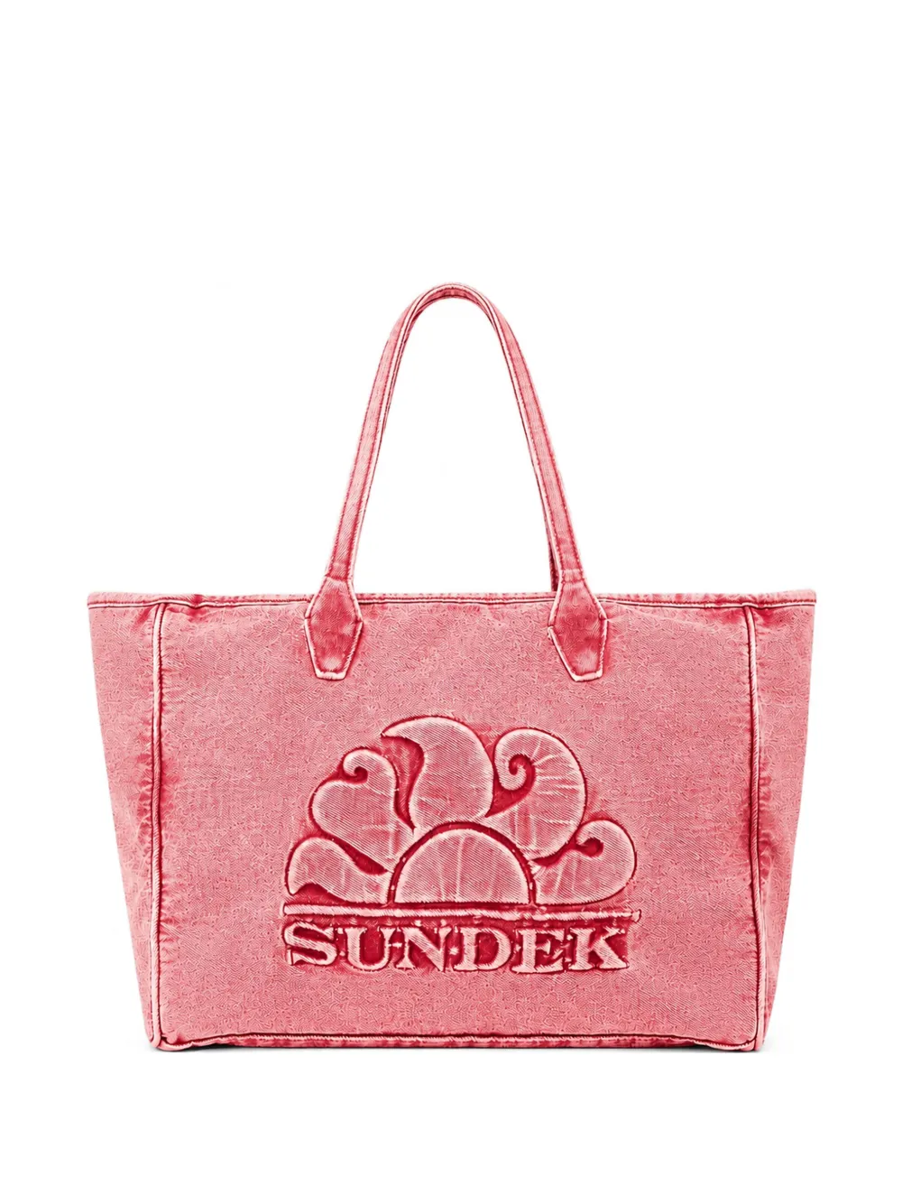 Sundek Borsa tote Roberts con logo - Rosa