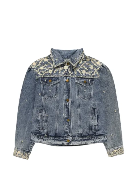 MAISON HOTEL Loretta embroidered denim jacket