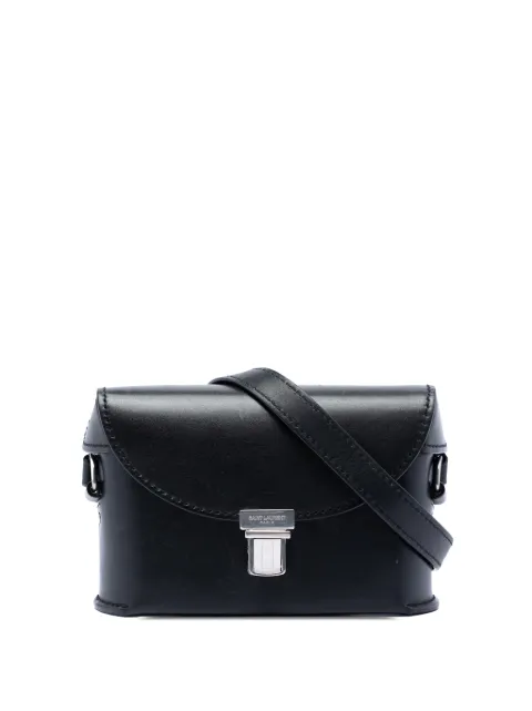 Saint Laurent Pre-Owned 2022 Leather Tuc Box crossbody bag