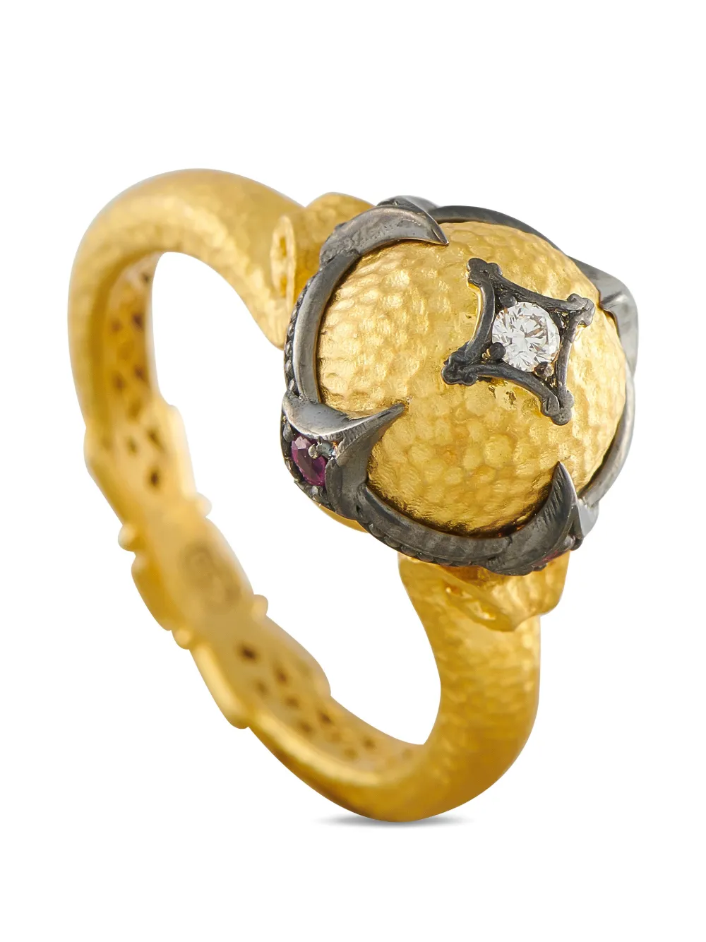 Konstantino diamond and ruby ring - Oro