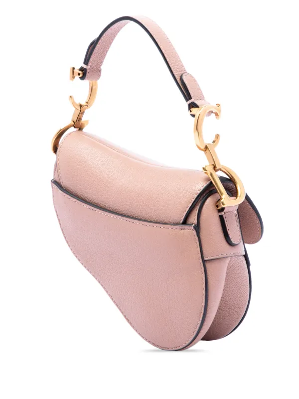Christian Dior Pre-Owned 2021 Micro Goatskin Saddle Bag Satchel