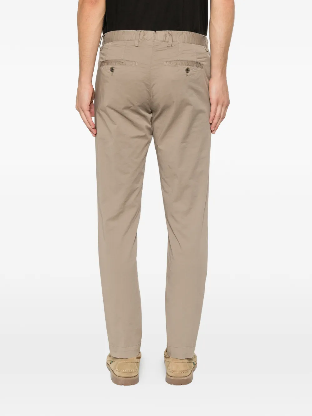Myths Broek met knoopsluiting Beige